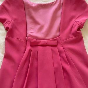VALENTINO mini dress with open back and bow detail
